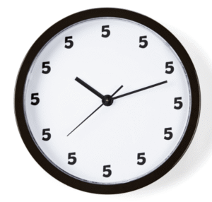 "5 o' clock somewhere" Wall Clock